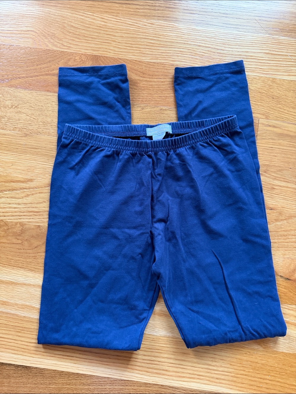 Navy Blue Knit Leggings